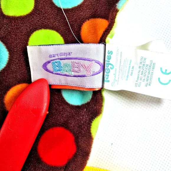 Mary Meyer Taggies Monkey 13x13 Security Blanket Lovey Toy Soft Baby Comforter - Picture 7 of 10